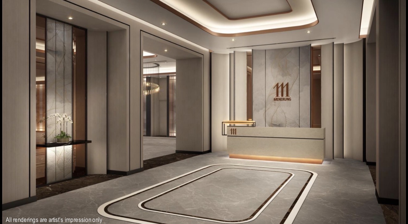 One Eleven Menerung lobby artist impression
